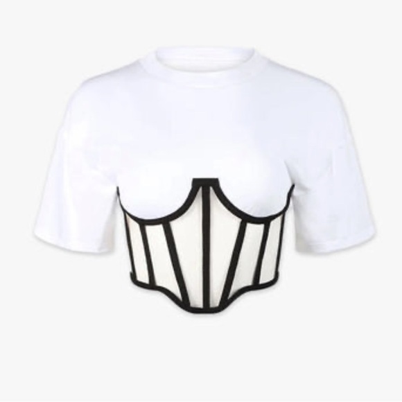 RTA Angelo Corset White Top Small - Picture 4 of 9